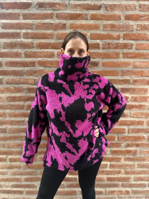 Polerón Corderito Vaquita violeta
