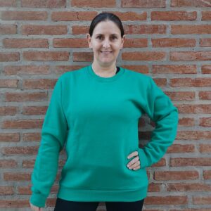 Buzo Algodón Verde Esmeralda